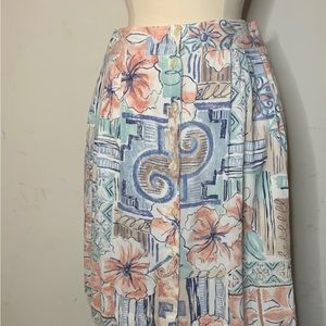 Vintage Aztec print skirt